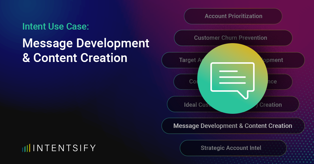 message development content creation