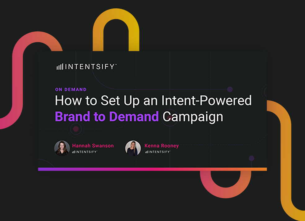 Brand to Demand Webinar Cover