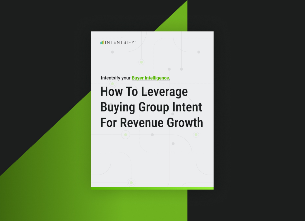 Intentsify Your Buyer Intelligence Cover
