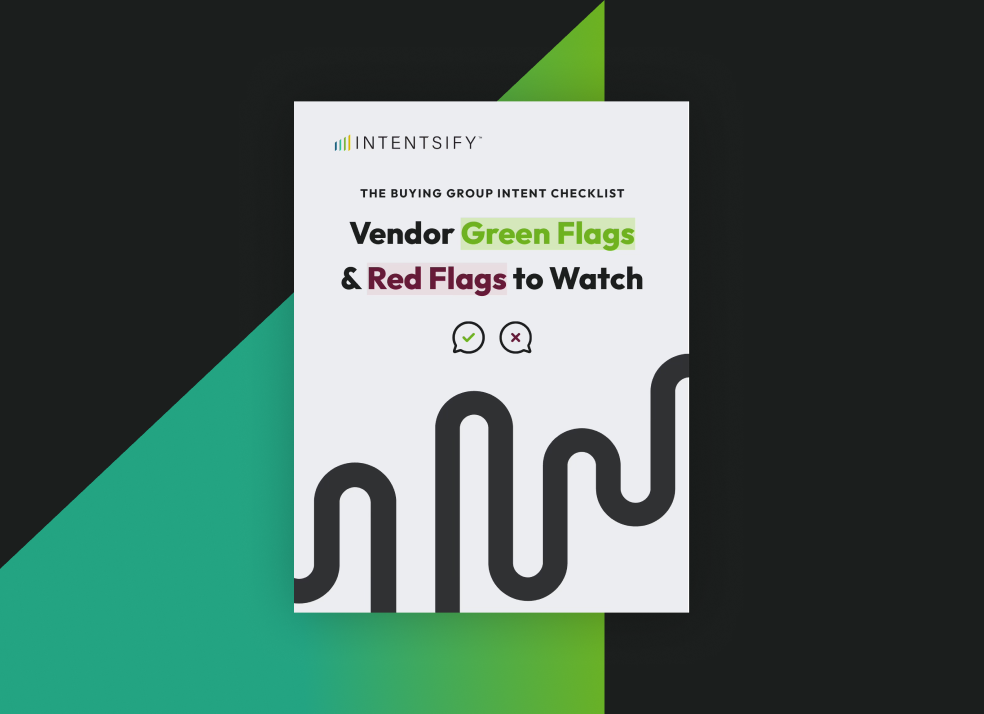 The Buying Group Intent Checklist: Vendor Green Flags & Red Flags to Watch