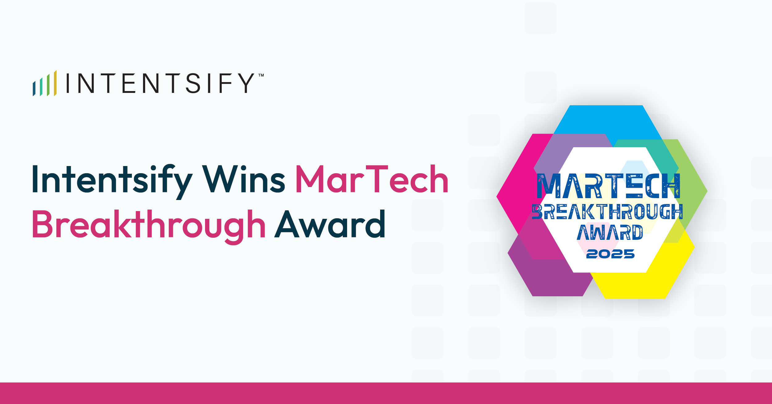 Intentsify Named “Best Account Based Marketing Solution” in 8th Annual MarTech Breakthrough Awards Program