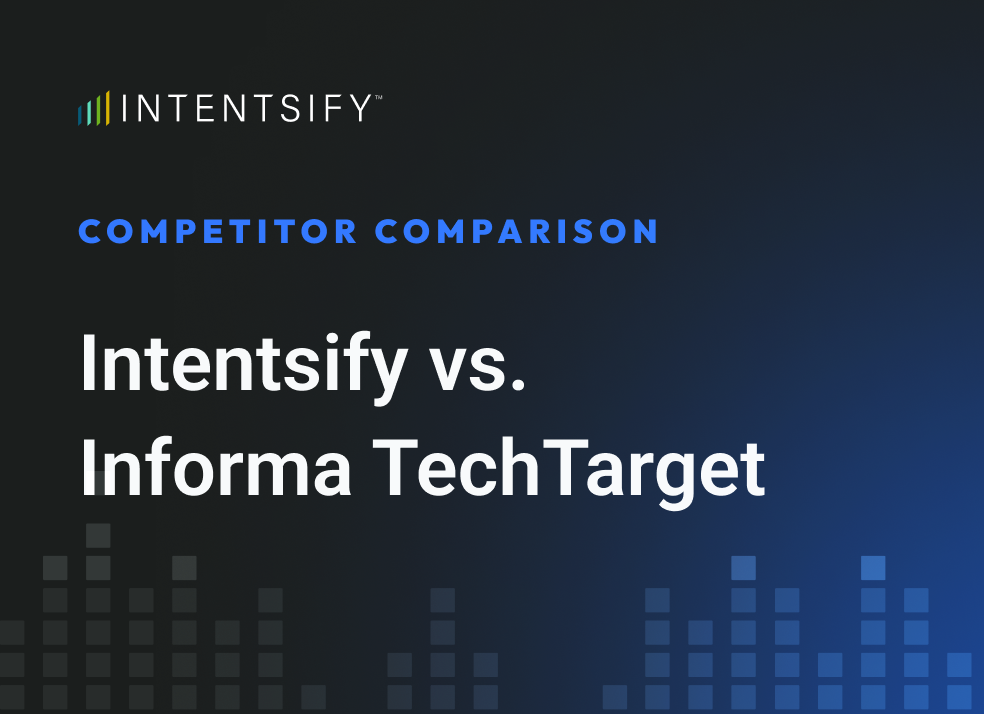 Intentsify vs. Informa TechTarget