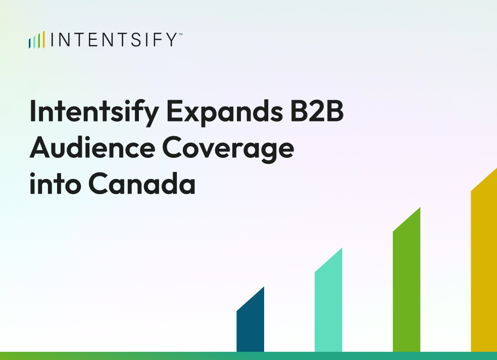 Intentsify Expands B2B Audience Coverage into Canada 